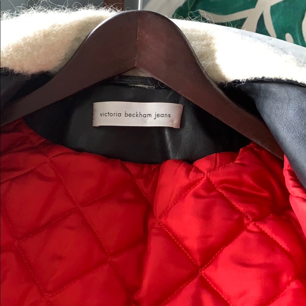 Victoria Beckham Leather Biker Jacket - Picture 3 of 7